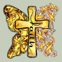 Faith Child Cancer Cross Ladies Tee | Teevron