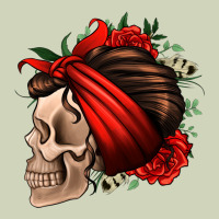 Bandana And Roses Skull Heavyweight Hoodie | Teevron