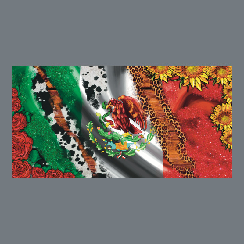 Mexico Flag Cowhide Leopard Sunflower And Roses Licanse  Plate Heavyweight Sweatshirt by Artiststas | Teevron