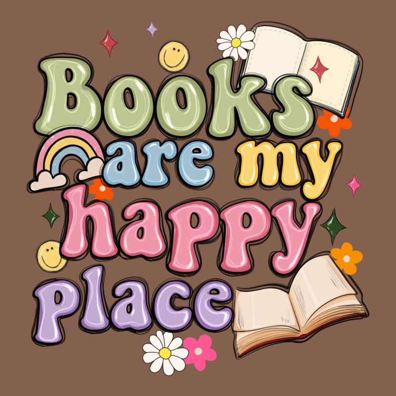 Books Are My Happy Place Zipper Hoodie by MaliasSmallBusiness | Teevron
