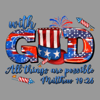 With God All Things Are Possible Usa Vintage Hoodie | Teevron