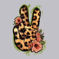 Leopard Floral Peace Sign Long Sleeve Tee | Teevron