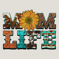 Western Cowhide Leopard Turquoise  Leather Aztec Sunflower Mom Heavy Core Tee | Teevron