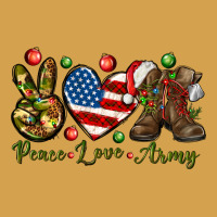 Peace Love Army Christmas 4th Of July Urban Hoodie | Teevron