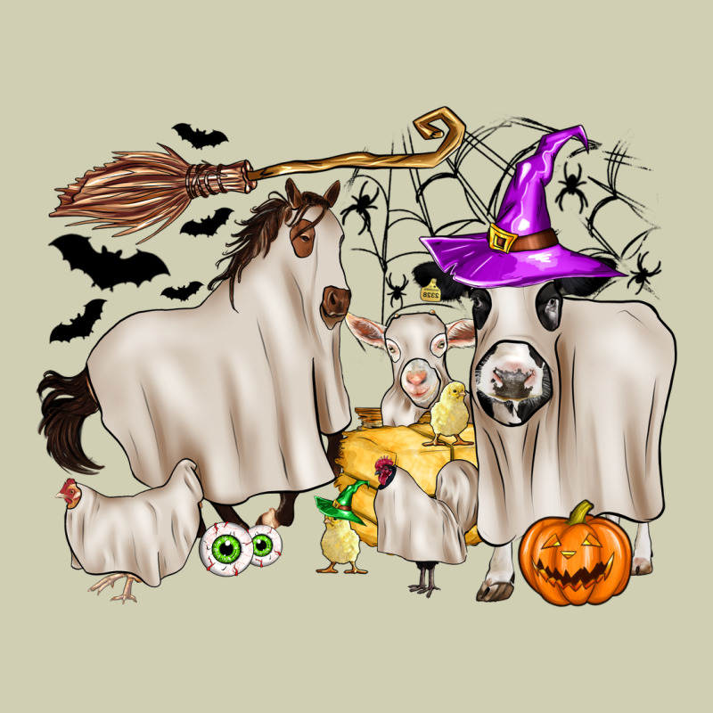 Halloween Farm Animals Heavy Core Tee by Zillion Design Studio | Teevron