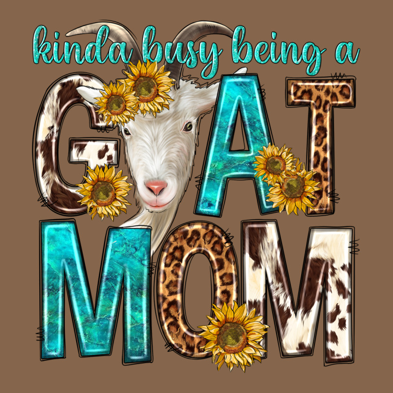 Kinda Busy Being A Goat Mom Premium Tee by texasbilliewilder | Teevron