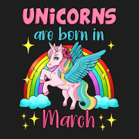 Unicorns Are Born In March Heavyweight Hoodie | Teevron