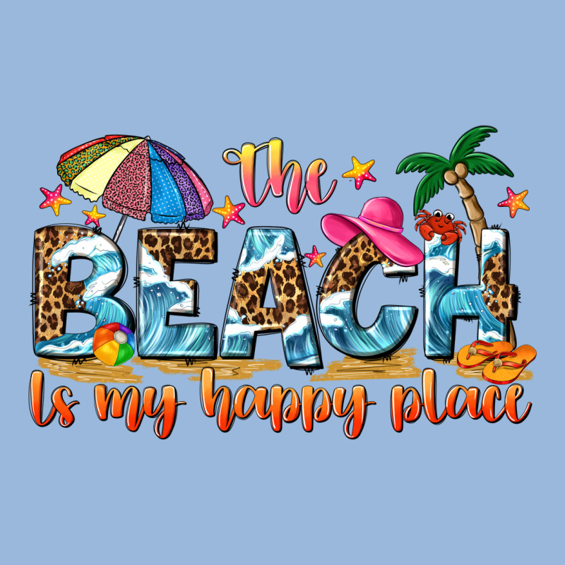 The Beach Is My Happy Place Premium Hoodie by NancyCooperArtShop | Teevron