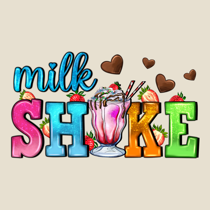 Milk Shake With Chocolate Heart Urban Heavy Tee by AdoDesignShop | Teevron
