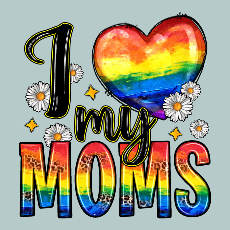 I Love My Moms Heavy Core Tee by Zillion Design Studio | Teevron