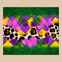 Mardi Gras Leopard And Heart Heavyweight Sweatshirt | Teevron
