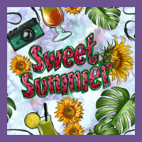 Sweet Summer Seamless Pattern Vintage Tee | Teevron