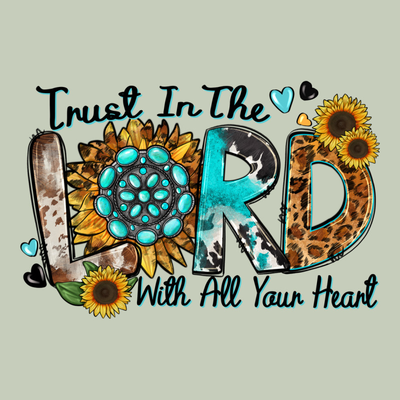 Trust In The Lord With All Your Heart Ladies Tee by Zillion Design Studio | Teevron