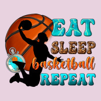 Eat Sleep Basketball Repeat Ladies Tee | Teevron