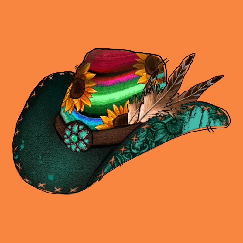 Aztec Sunflower Cowboy Hat Premium Sweatshirt by Bettercallsaul | Teevron