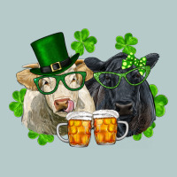 St. Patrick's Day Charolais And Black Angus Cows Heavy Core Tee | Teevron