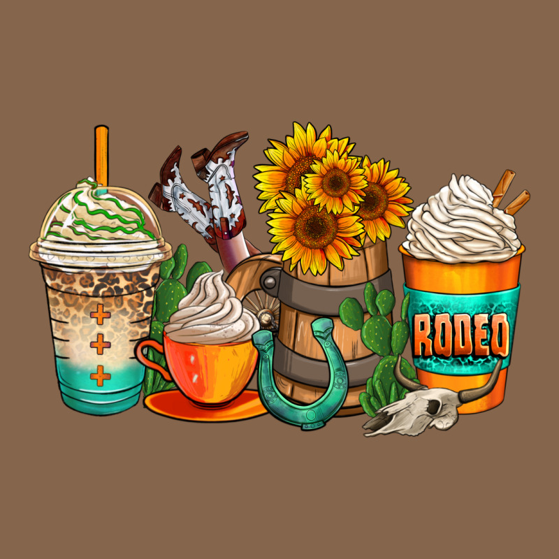 Rodeo Coffee Cups Premium Tee by AdoDesignShop | Teevron