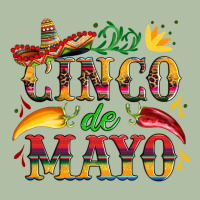 Cinco De Mayo With Pepper And Sombrero Urban Heavy Tee | Teevron