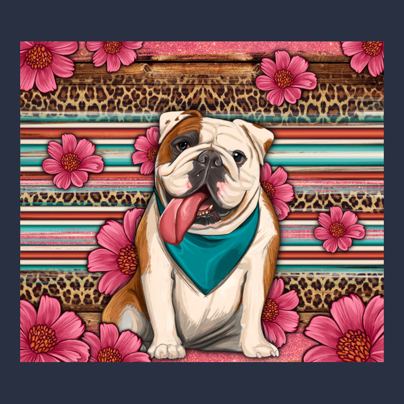 British Bulldog Floral Serape Heavyweight Sweatshirt by Artiststas | Teevron