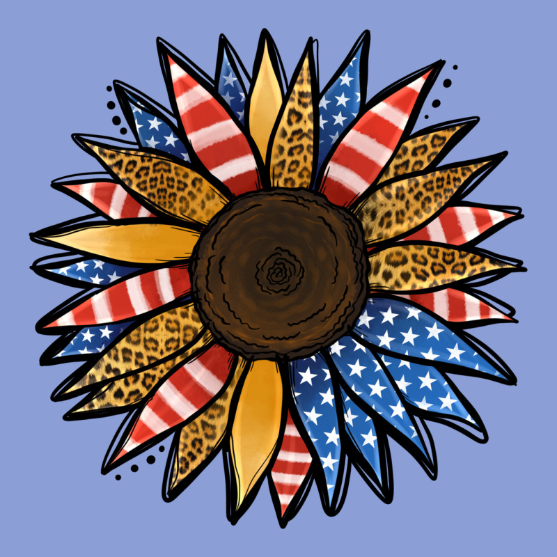Patriotic Sunflower Long Sleeve Tee by Jasminsmagicworld | Teevron