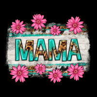 Mama Leopard With Turquoise Background Premium Tee | Teevron