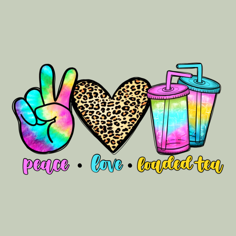 Peace Love Loaded Tea Ladies Tee by JahusDesignShop | Teevron