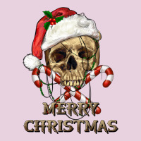 Merry Christmas Skull Ladies Tee | Teevron