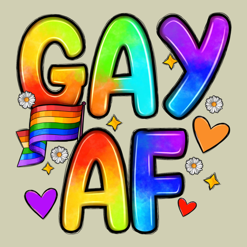 Gay Af Heavy Core Tee by Zillion Design Studio | Teevron