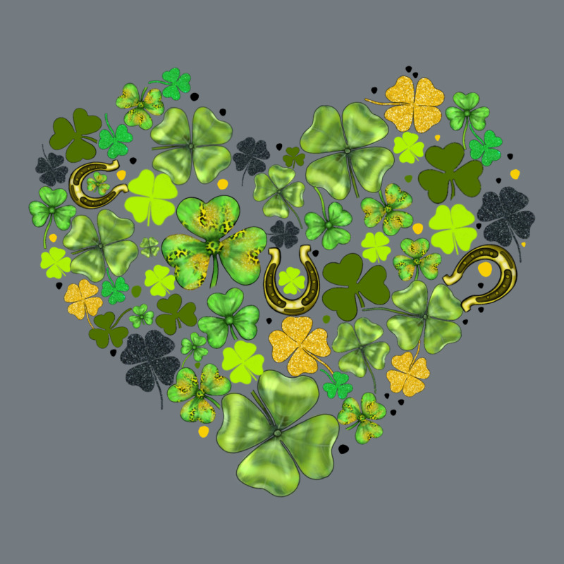 Heart Shaped Clover Heavyweight Sweatshirt by AdoDesignShop | Teevron