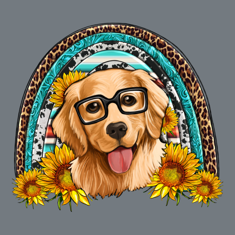 Golden Retriever Rainbow Heavyweight Sweatshirt by Artiststas | Teevron