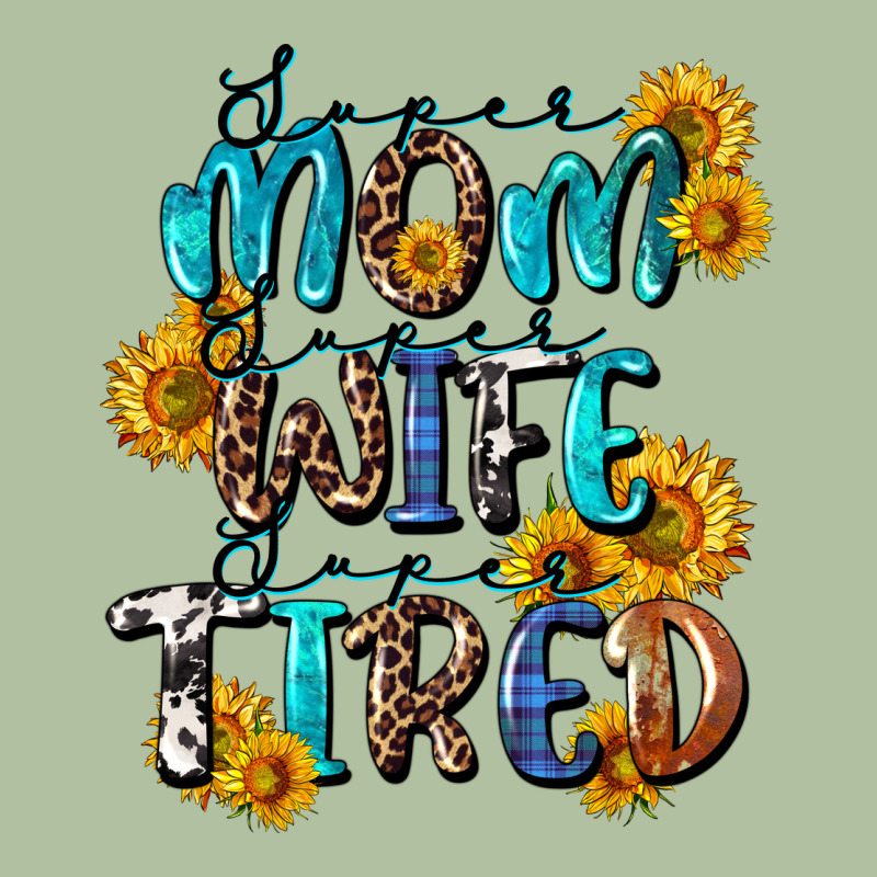 Super Mom Super Wife Super Tired Urban Hoodie by CowGirlArtShop | Teevron