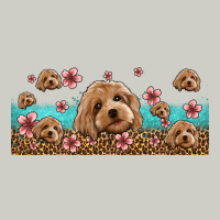 Floral Cockapoo Heavyweight Hoodie | Teevron