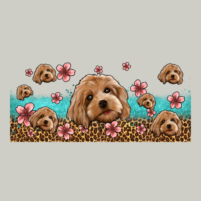 Floral Cockapoo Heavyweight Hoodie by Jasminsmagicworld | Teevron