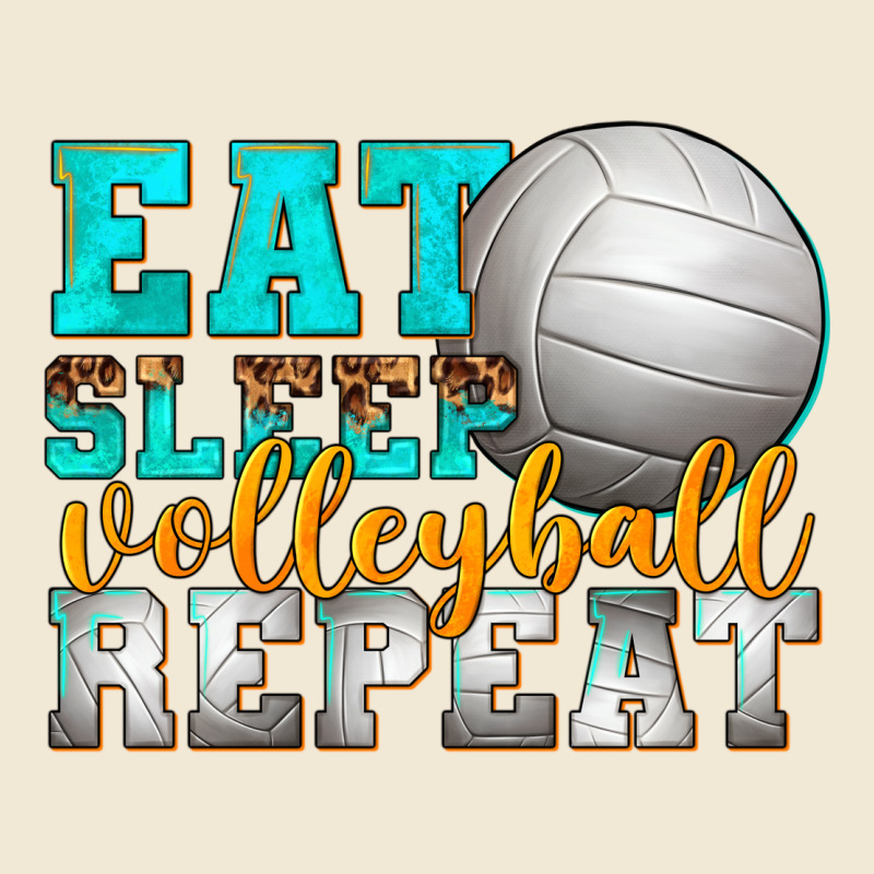 Eat Sleep Volleyball Repeat Ladies Tee by texasbilliewilder | Teevron