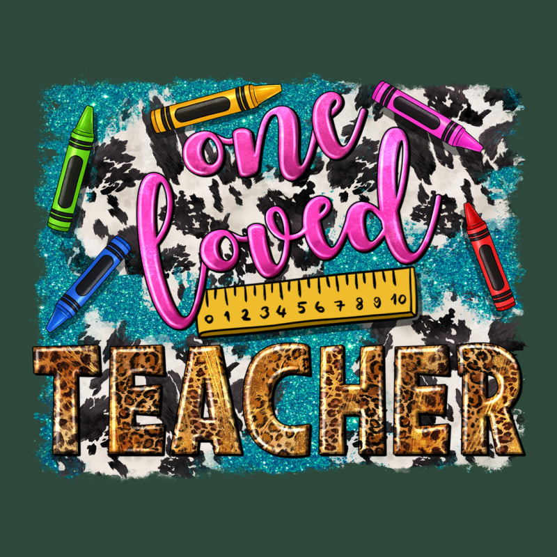 One Loved Teacher Zipper Hoodie by NancyCooperArtShop | Teevron