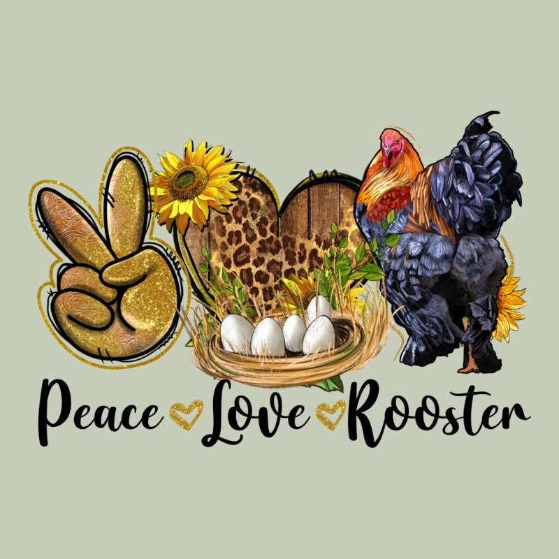 Peace Love Rooster Classic Tee by LillyAllenDesigns | Teevron