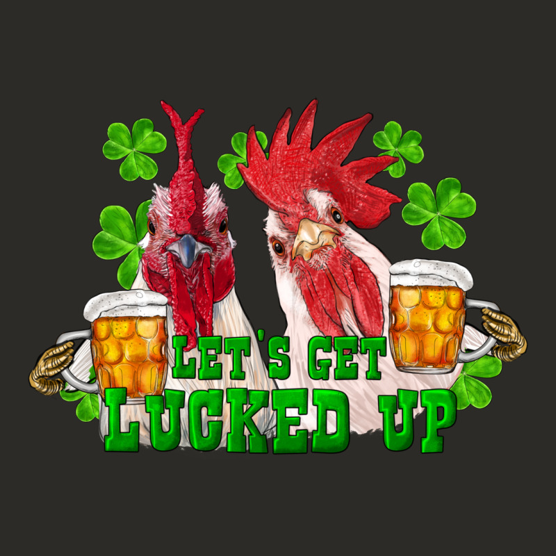 St. Patrick's Day Roosters Let's Get Lucked Up Heavy Core Tee by RanaPortraitStore | Teevron