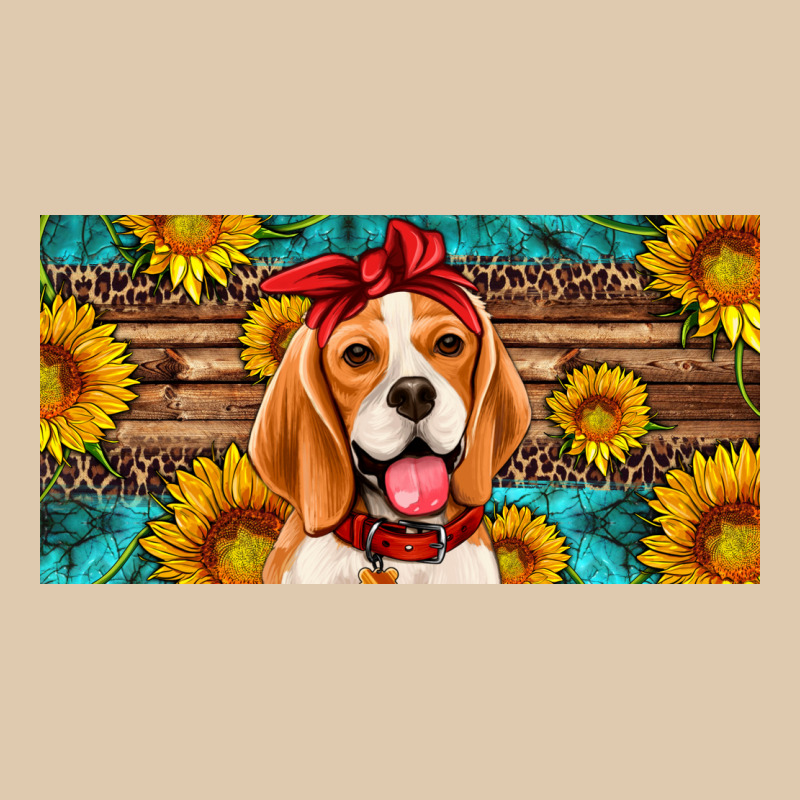 Beagle With Sunflowers License Plate Heavyweight Sweatshirt by Artiststas | Teevron