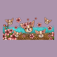 Floral Chihuahua Dogs Heavyweight Hoodie | Teevron