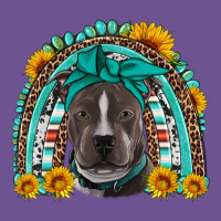 Western Pitbull Rainbow Vintage Tee | Teevron