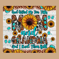 God Gifted Me Two Titles Mom And Grandma And I Rock Them Both Vintage Hoodie | Teevron