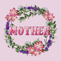 Mother With Floral Wreath Ladies Tee | Teevron