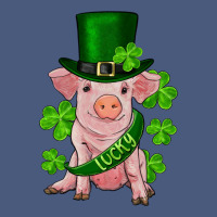 St. Patrick's Day Lucky Baby Pig Vintage Hoodie | Teevron