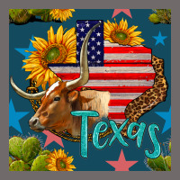 4th Of July Texas Map With Cow Seamless Pattern Urban Heavy Tee | Teevron