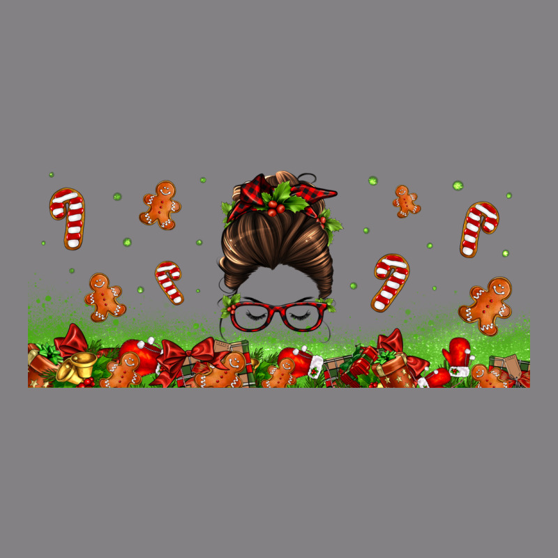 Christmas Mama Messy Bun Heavyweight Hoodie by Jasminsmagicworld | Teevron