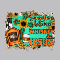 Somewhere Between Whiskey And Jesus Long Sleeve Tee | Teevron