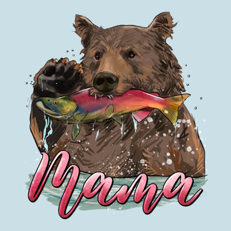 Mother's Day Mama Bear Hunting Fish Ladies Tee by RanaPortraitStore | Teevron