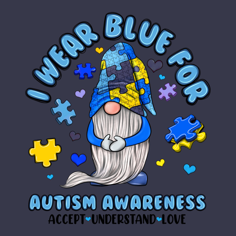 I Wear Blue For Autism Awareness Long Sleeve Tee by JahusDesignShop | Teevron
