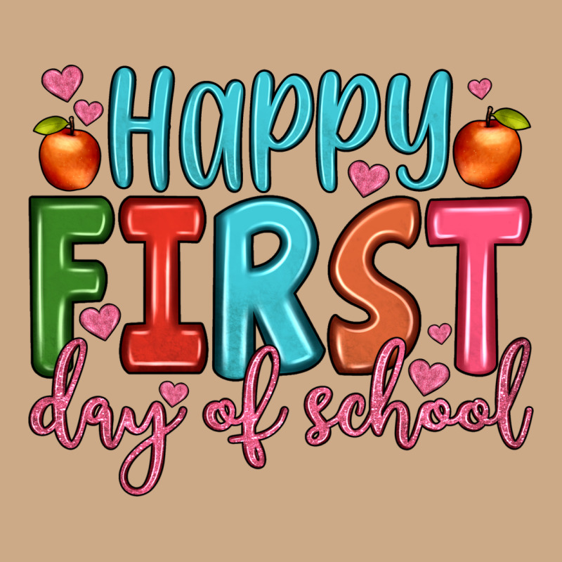 Happy First Day Of School Vintage Hoodie by JahusDesignShop | Teevron