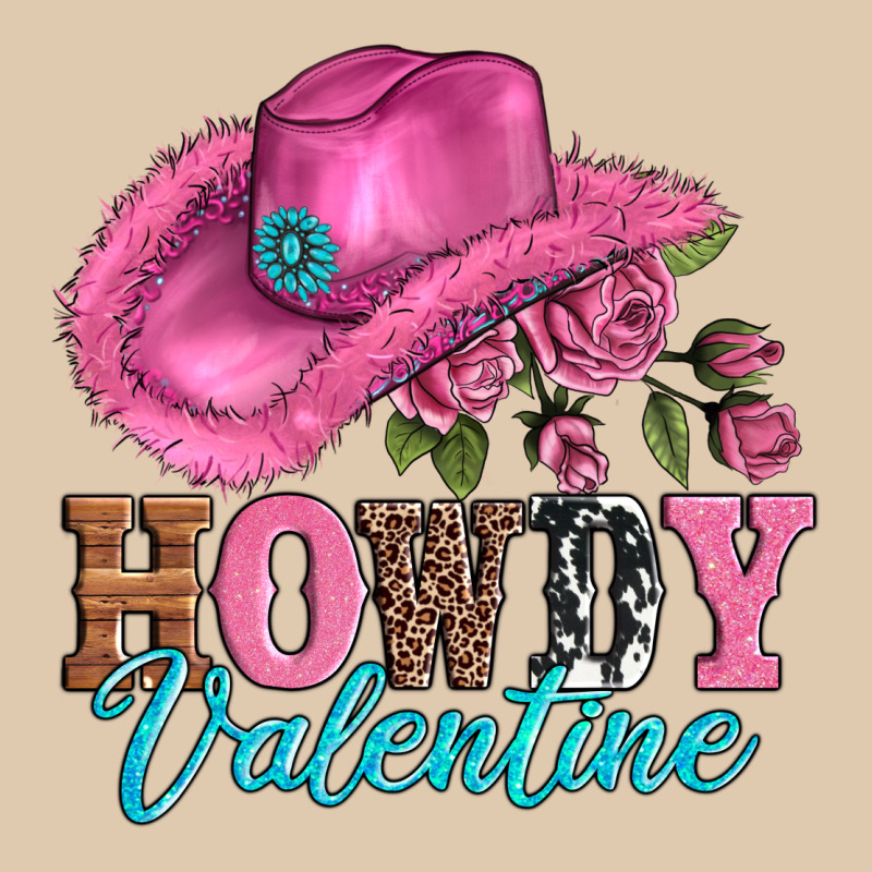 Valentines Day Cowgirl Hat And Howdy Heavyweight Sweatshirt by AdoDesignShop | Teevron